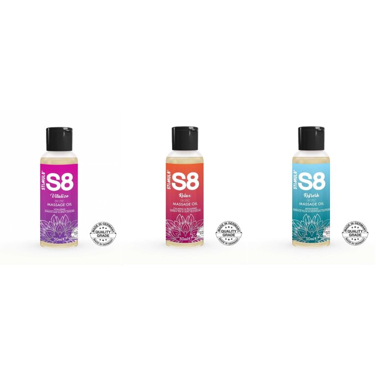 S8 Massage Oil Set