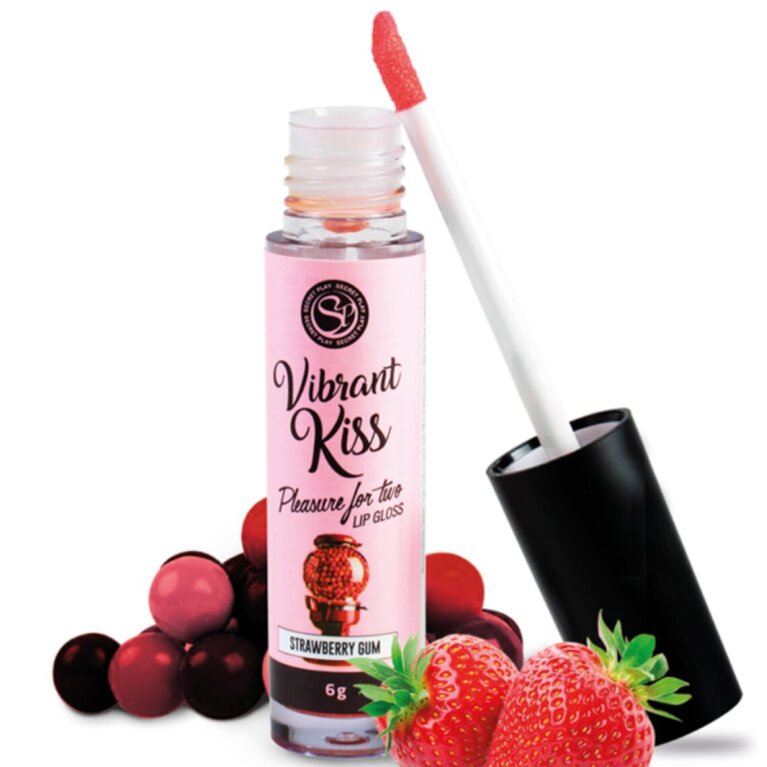 Erdbeer Lip Gloss Vibrant Kiss